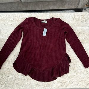 Anthropologie Saturday Sunday knit sweater shirt
